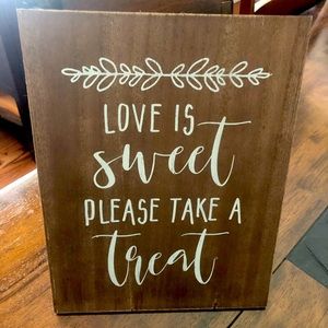 Wedding Dessert or Favor table sign